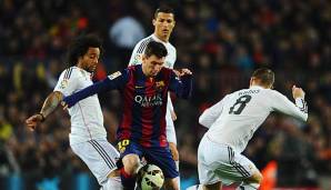 Lionel Messi im Dribbling