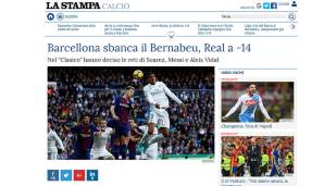 La Stampa geht mit den Königlichen etwas härter ins Gericht: "Barcelona ruiniert das Bernabeu"