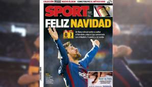 In der Print-Ausgabe haut die SPORT einen raus: "Ein kolossales Barca stürmt das Bernabeu"