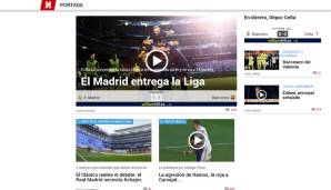 SPANIEN - "Real schenkt die Meisterschaft ab", titelt die Marca. Außerdem fordert das Blatt Neuzugänge im Winter