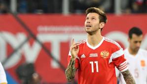 Fyodor Smolov: Eine etwas weniger namhafte Variante wäre ein Transfer des russischen Nationalspielers. Laut The Sun sind die Königlichen als Konkurrent für West Ham United an den Stürmer vom FK Krasnodar herangetreten