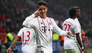 Mittelfeld: James Rodriguez (ausgeliehen an den FC Bayern) - Vertrag bis 2019
