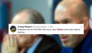 Der Kopf spielt bei Zidanes Abschieden eben eine große Rolle.