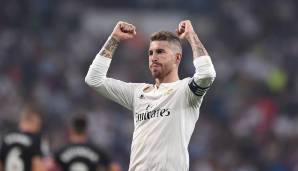 Platz 1: Sergio Ramos (Real Madrid) - Gesamtstärke 91.