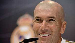 Zinedine Zidane trifft heute mit Real Madrid auf Celta Vigo.
