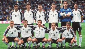 Die deutsche U18-Auswahl von der Europameisterschaft 2000