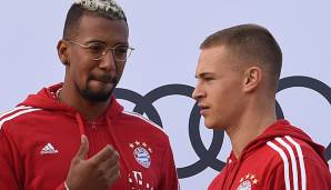Jerome Boateng und Joshua Kimmich sind offenbar nicht im Mannschaftsbus des FC Bayern mitgereist