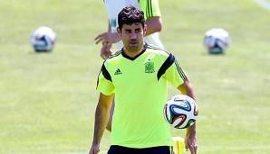 Diego Costa nahm nach einer Oberschenkelverletzung wieder am Training teil