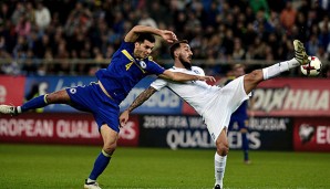 Im Hinspiel hatten sich Griechenland und Bosnien 1:1-Unentschieden getrennt