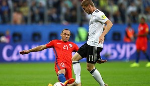 Marcelo Diaz leistete sich vor dem deutschen Siegtreffer gegen Timo Werner einen folgenschweren Ballverlust
