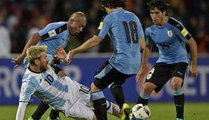 Im Hinspiel führte Lionel Messi die Albiceleste zu einem 1:0-Erfolg gegen Uruguay