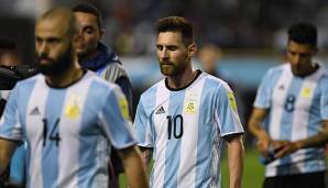Lionel Messi spielt bei Argentinien