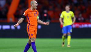 Rang 8: u.a. Arjen Robben (Niederlande) - 6 Tore (in 7 Spielen)