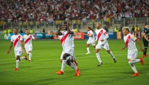 Peru bejubelte zwei Treffer in den Playoffs gegen Neuseeland