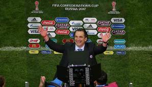 Juan Antonio Pizzi erreichte als Nationaltrainer Chiles das Finale des Confed Cups