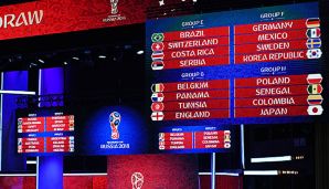 Deutschland trifft bei der WM in Russland auf Mexiko, Schweden und Südkorea