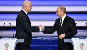 Wladimir Putin will die WM auf "allerhöchstem Niveau" stattfinden lassen