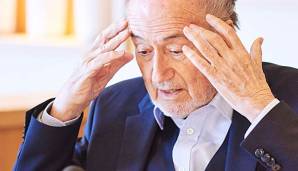 Sepp Blatter schüttelt den Kopf
