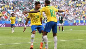 Brasilien schoss im WM-Achtelfinale Mexiko nach Hause.