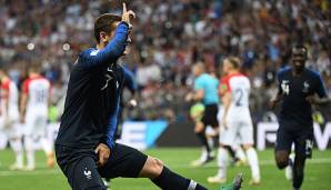 Antoine Griezmann traf auch im WM-Finale gegen Kroatien und wurde Weltmeister