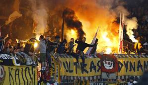 Die Fans von Dynamo Dresden sind in der Vergangenheit bereits oft polizeilich aufgefallen und berüchtigt für Ausschreitungen