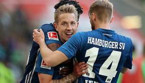 Lewis Holtby und Aaron Hunt entschieden sich für einen Verbleib beim HSV - trotz Abstieg.