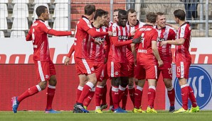 Fortuna Düsseldorf hat gegen den Karlsruher SC gewonnen