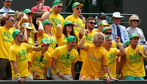 Die australischen Sport-Fans sind überall auf der Welt für gute Stimmung bekannt