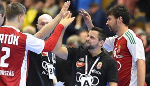 Platz 9, Ungarn: Der frühere Flensburger Ljubomir Vranjes geht in sein erstes Turnier als Nationaltrainer. Superstar Laszlo Nagy hat seine Laufbahn im Nationalteam allerdings beendet. Für Ungarn ist nach der Hauptrunde Endstation
