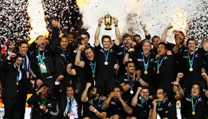 Die All Blacks wollen ihren WM-Triumph von 2011 wiederholen