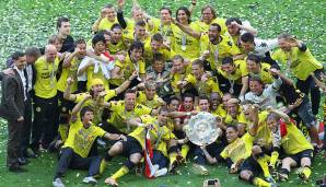 Platz 7: Dortmund (3 Meisterschaften) - 3 x Fußball (Borussia Dortmund)