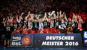 In der vergangenen Saison sicherten sich die Brose Baskets Bamberg den Meistertitel