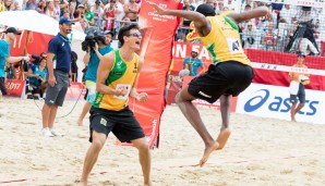 Evandro und Andre Loyola haben bei der Beachvolleyball-WM den Titel gewonnen
