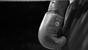 Boxhandschuhe eines Kämpfers