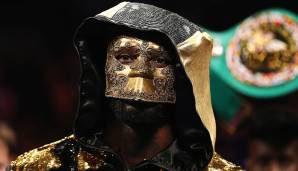 Wilder kam mit Maske in die Arena. Sein Plan: Den WBC-Titel verteidigen