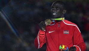 Olympiasieger Eliud Kipchoge aus Kenia ist einer der drei Auserwählten