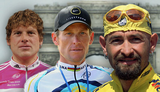 Jan Ullrich, Lance Armstrong und Marco Pantani gehörten zu den Ikonen der Tour de France