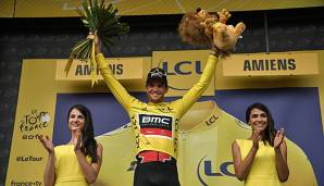 Auch nach der achten Etappe durfte sich Greg van Avermaet über das gelbe Trikot freuen.