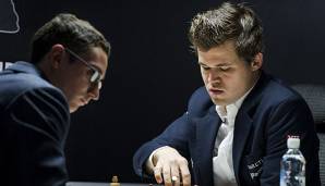 Magnus Carlsen und Fabiano Caruana trennten sich erneut Unentschieden.