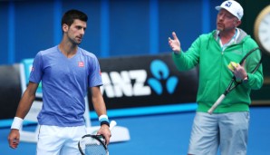 Novak Djokovic (l.) wird am Davis-Cup teilnehmen