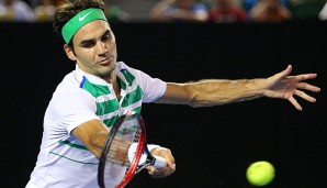 Nach 2:40 Stunden verwandelte Roger Federer seinen zweiten Matchball
