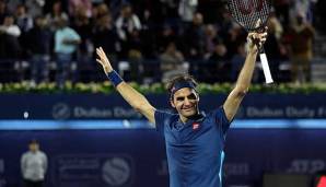 Roger Federer gewann in Dubai sein 100. ATP-Turnier.