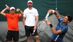 Goran Ivanisevic arbeitet ion Wimbledon im Team von Novak Djokovic.