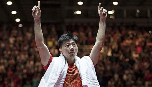 Ma Long hat bei der Tischtennis-WM in Düsseldorf seinen Einzel-Titel erfolgreich verteidigt