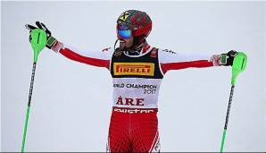 Marcel Hirscher holt den Slalom-Weltcup