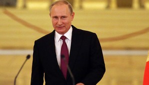 Wladimir Putin verabschiedet die russischen Athleten vor ihrer Abreise am Kreml