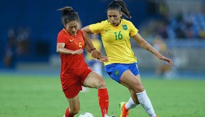 Brasiliens Fußballerinnen gewannen mit 3:0 gegen China