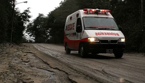 Zwei deutsche Betreuer wurden in einen Verkehrsunfall verwickelt
