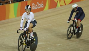 Kristina Vogel holt Gold im Bahnrad-Sprint