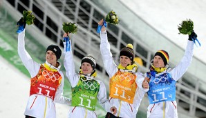 Die deutsche Mannschaft durfte sich nach dem Gewinn der Goldmedaille zurecht feiern lassen